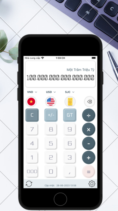 Máy Tính Quy Đổi Tiền Tệ TiTi Screenshot
