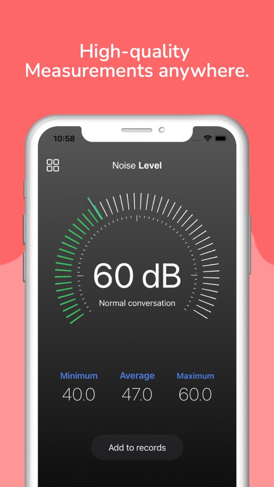 #2. Decibels: Sound Level dB Meter (iOS) 由: Real Vision Ltd