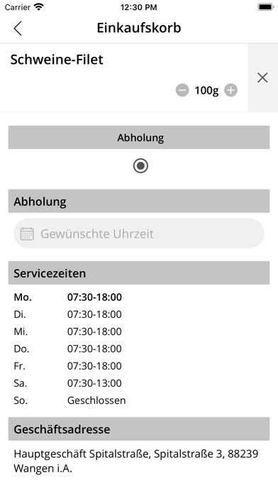 Metzgerei Joos Screenshot