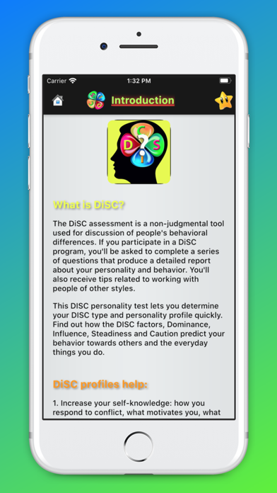 DISC Personality Test New Screenshot