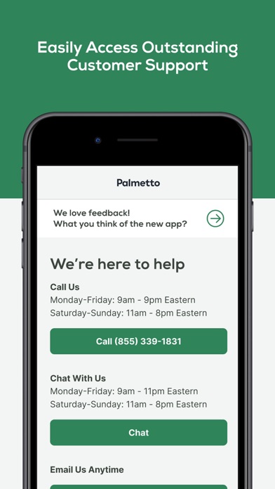 The Palmetto App Screenshot