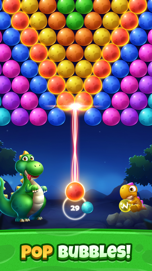#1. Bubble Shooter Primitive Eggs (iOS) 由: Tekifun LTD