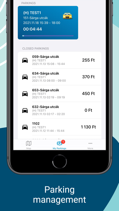 Hévíz smart parking Screenshot