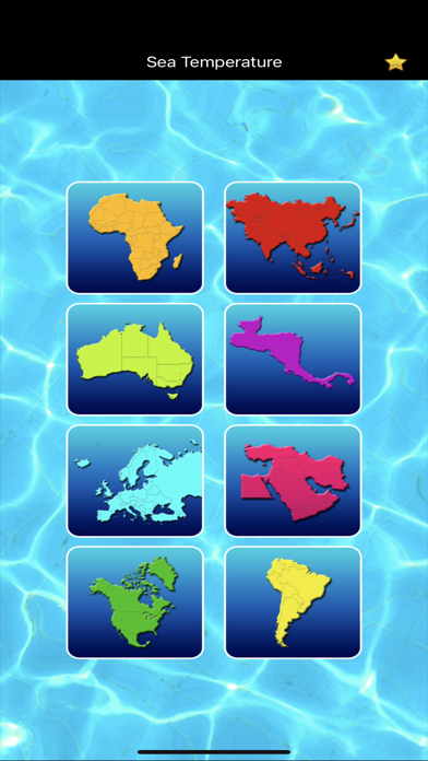 Sea Temperature Screenshot