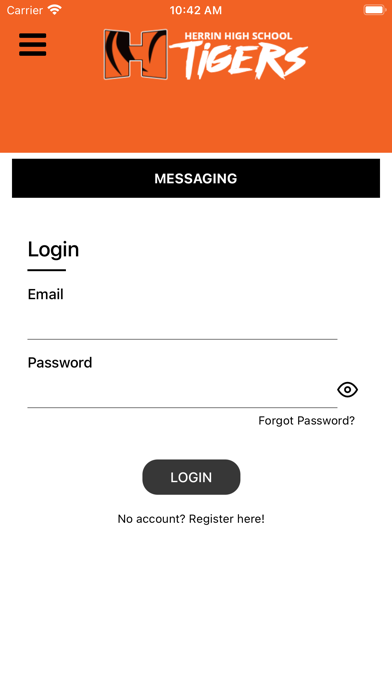 Herrin Tigers Athletics Screenshot