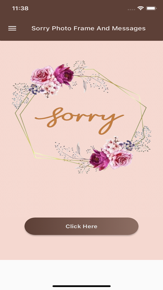 Sorry Photo Frame And Messages - 1.0 - (iOS)