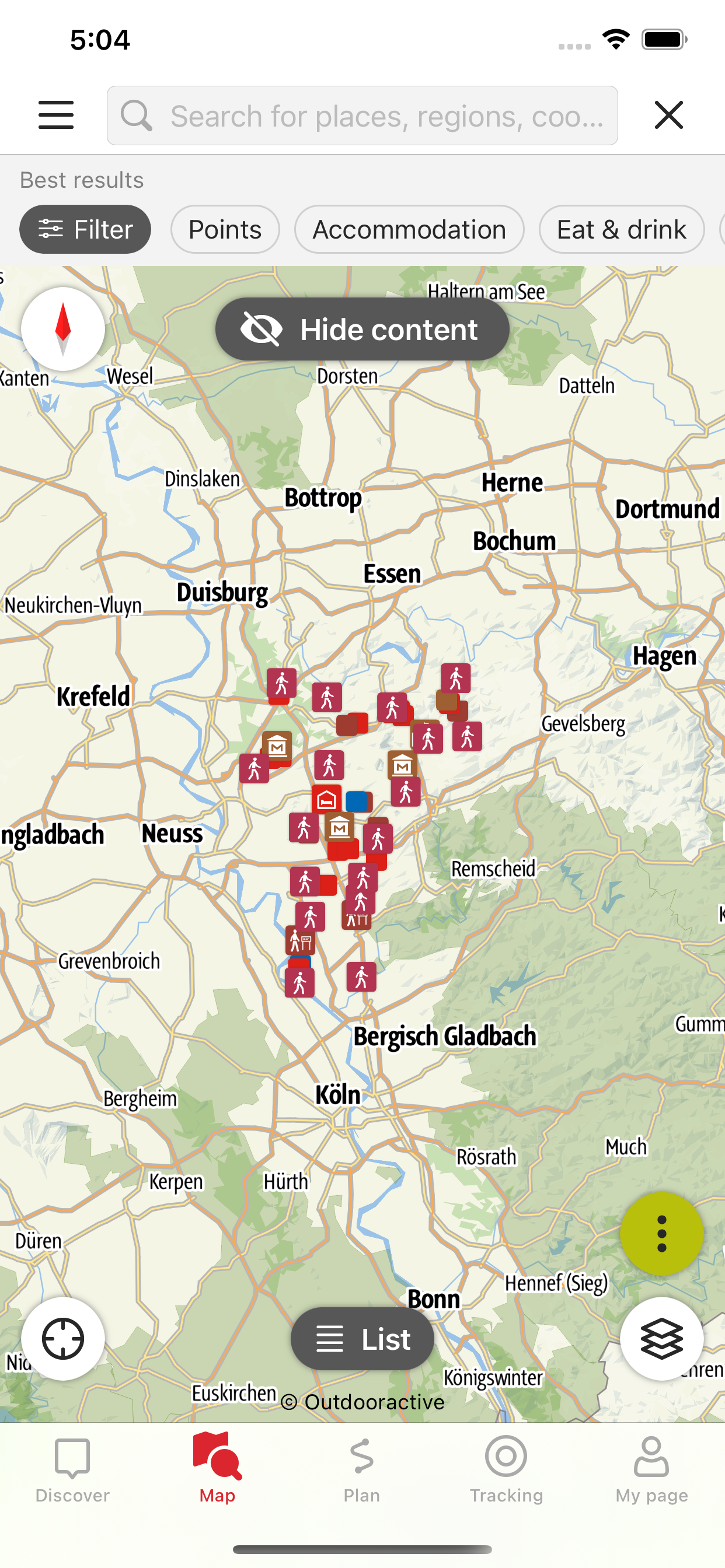 neanderland STEIG Hiking App
