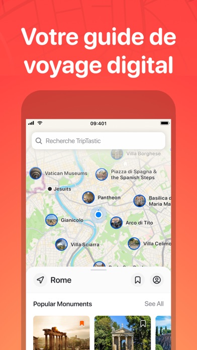Screenshot #1 pour TripTastic: Guide de voyage