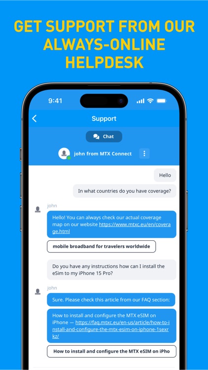 MTX Connect eSIM for travel screenshot-5