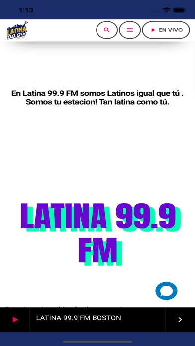 Latina Boston Screenshot