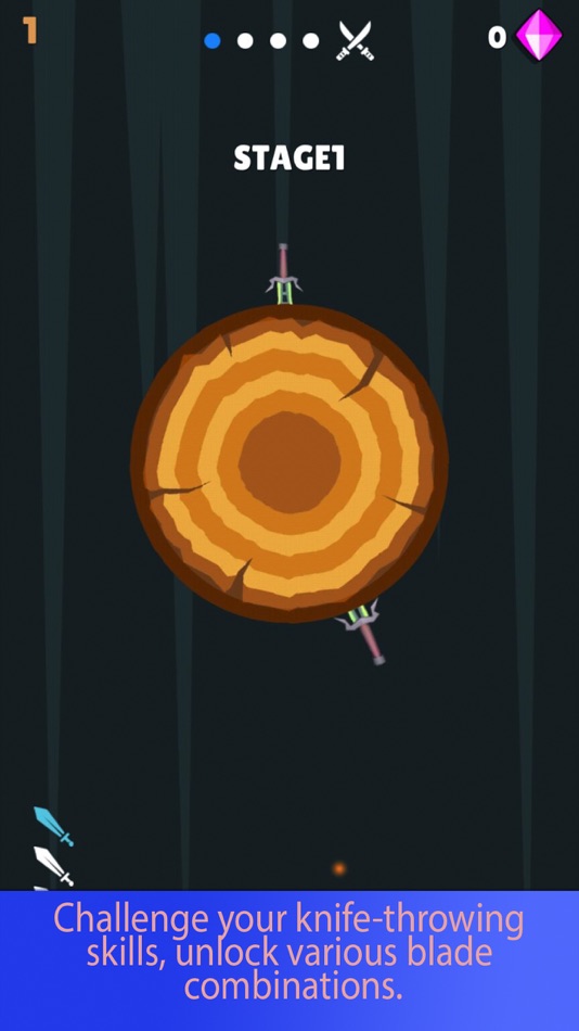 #2. Knife Master - Merge and Flip (iOS) 由: 捷立 郑