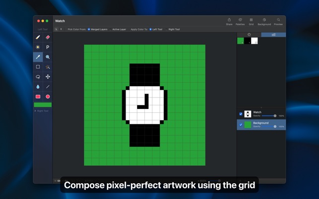 Pixen - pixel art editor for macOS