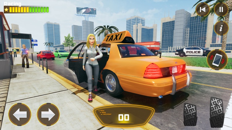 Crazy Taxi Driving School Sim screenshot-3
