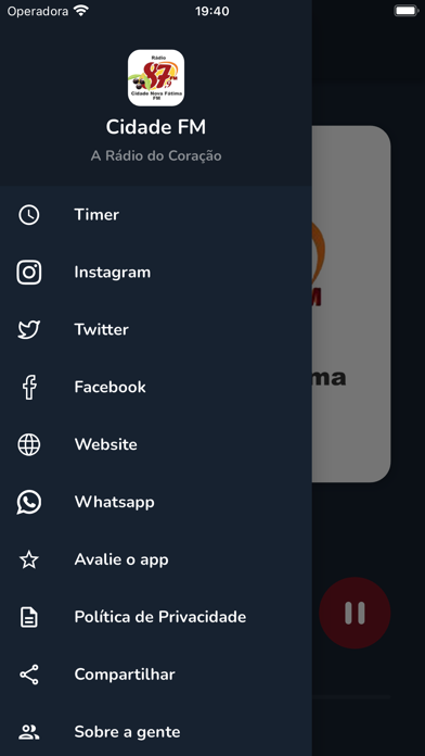 Cidade  FM - Nova Fatima Screenshot