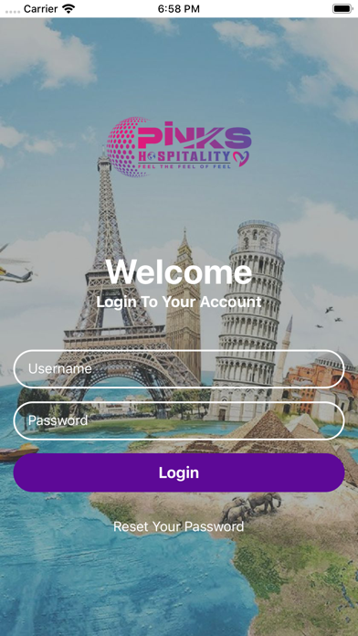 Pinks Hospitality Screenshot