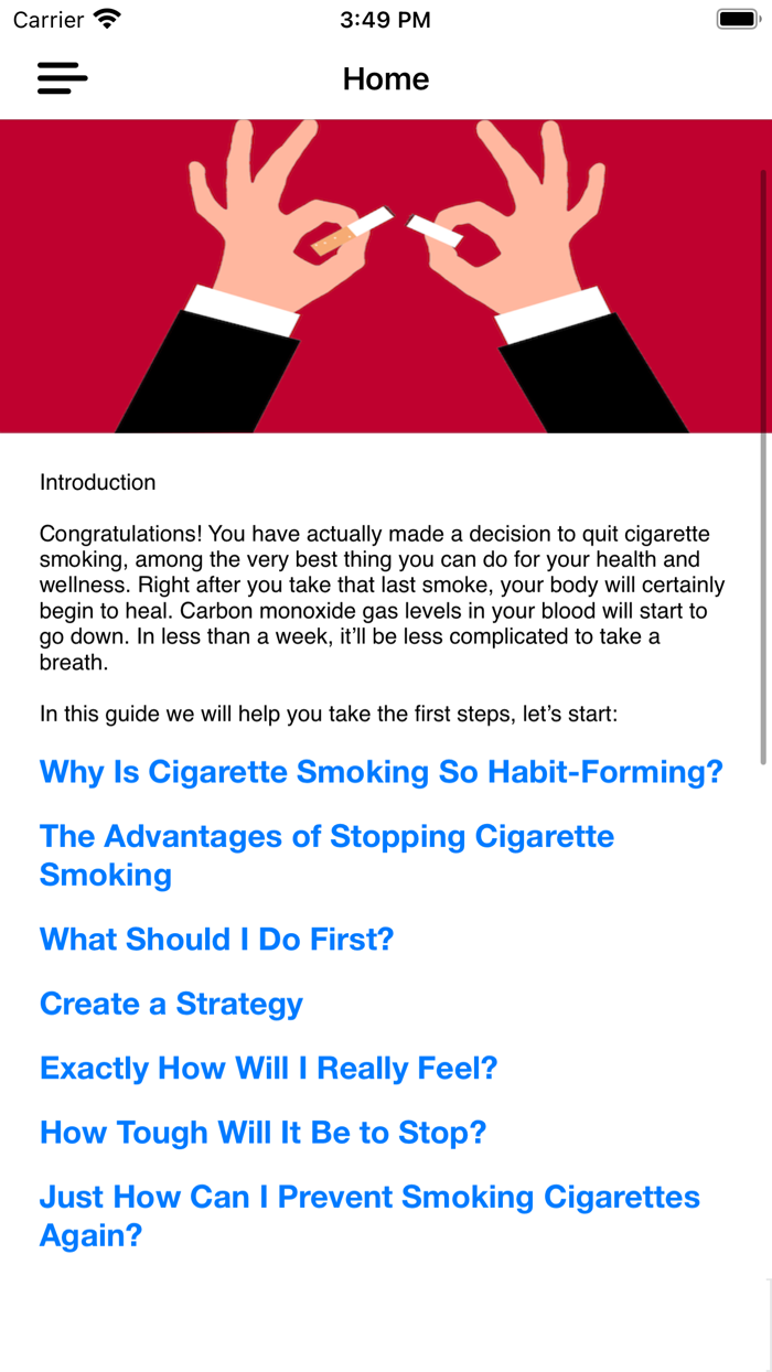 Quit Smoking Stop Smoke Guide