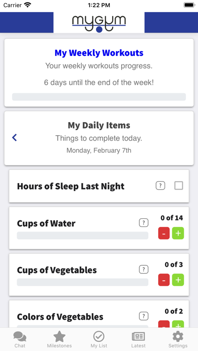 MyGym Balance Screenshot