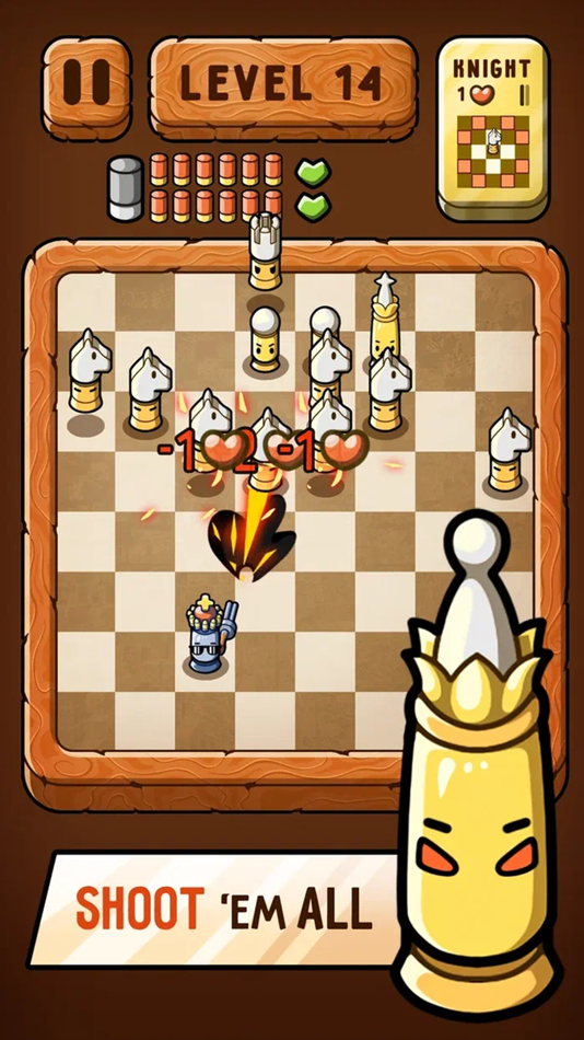 #3. Bullet Chess: Board Shootout (iOS) 由: Timuz