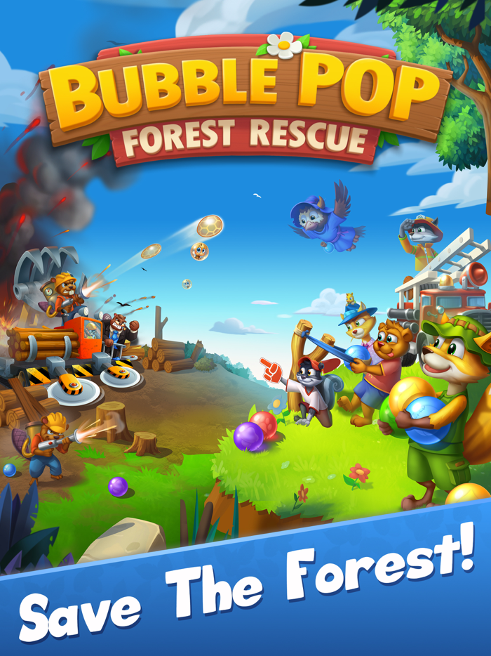 Forest Rescue Bubble POP 2