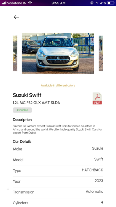 App screenshot