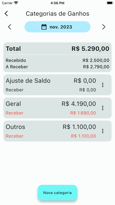 Minhas Contas X Screenshot