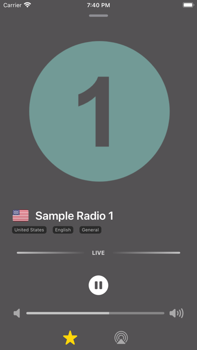 Radio Player Screenshot