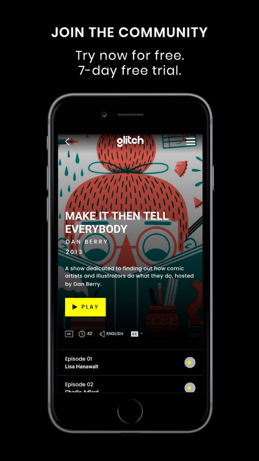 #4. GLITCH Animation (iOS) 由: Tribes Media