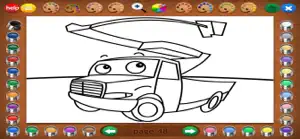 Trucks Coloring Book screenshot #9 for iPhone