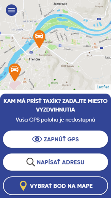 TONY Taxi Trenčín Screenshot