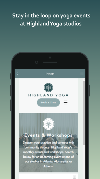 Highland Yoga Studio Screenshot