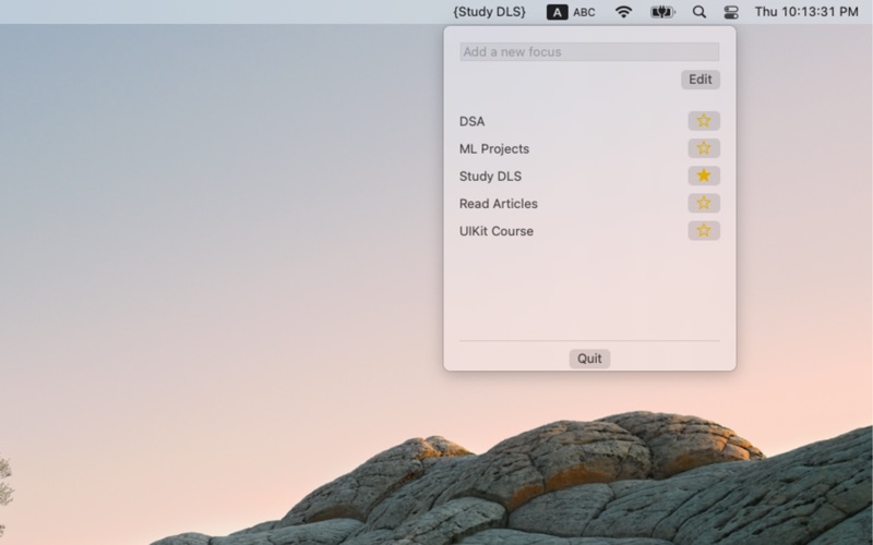 App screenshot