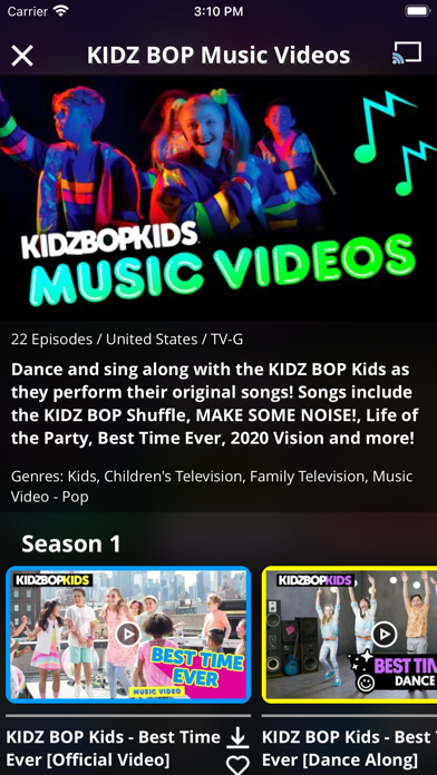 KIDZ BOP+ Screenshot