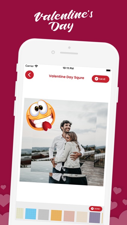 Valentine's Squre photo frame screenshot-5