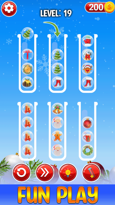Christmas Game - Bottle Fill Screenshot