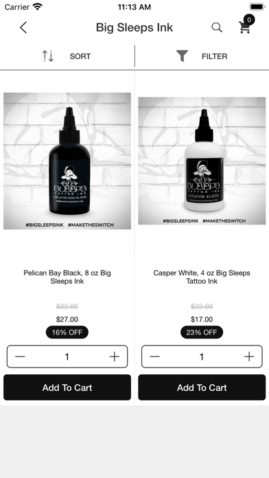 Element Tattoo Supply Screenshot