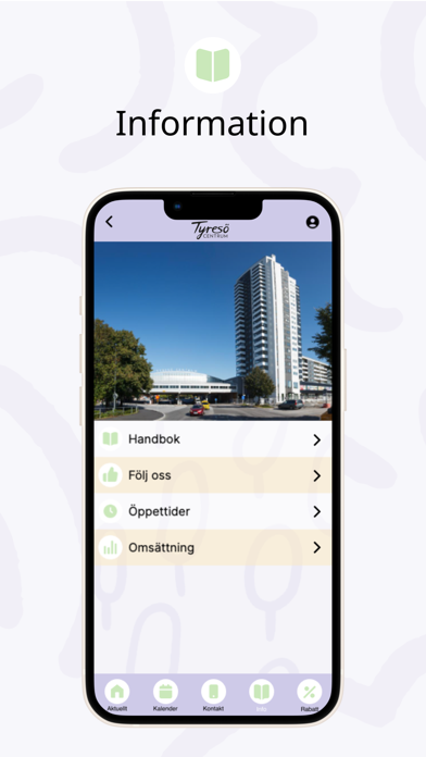 Tyresö intern-app Screenshot