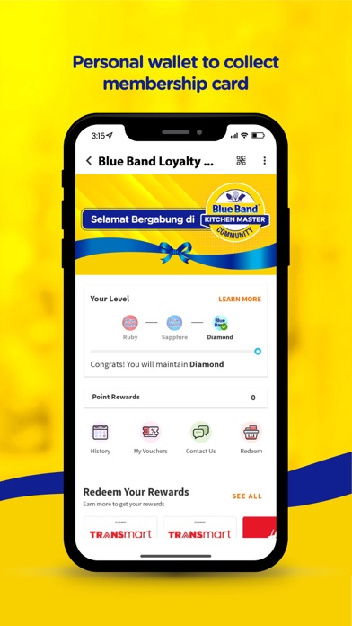 Screenshot #1 pour BlueBand Loyalty App