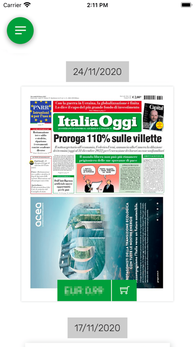 ItaliaOggi Digital Screenshot