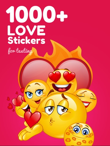 Pop Love Stickers & Emojisのおすすめ画像1