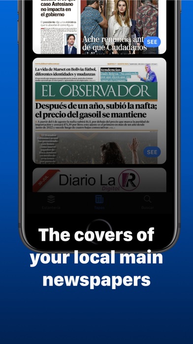 Uruguayan Newspapers Screenshot