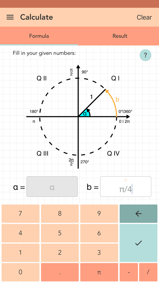 Unit Circle Calculator - 1.14 - (iOS)
