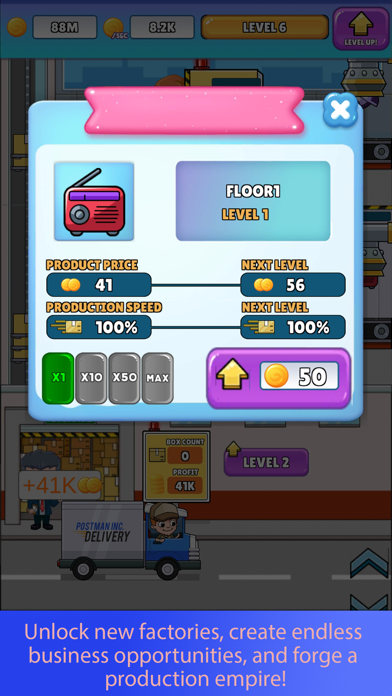 Factory Empire Idle Tycoon Screenshot