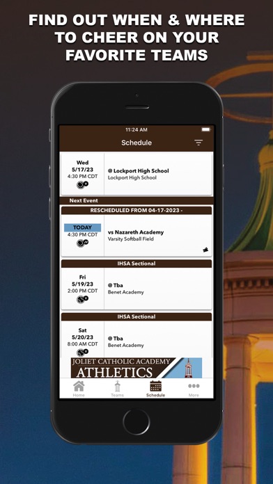 JCA Athletics Screenshot