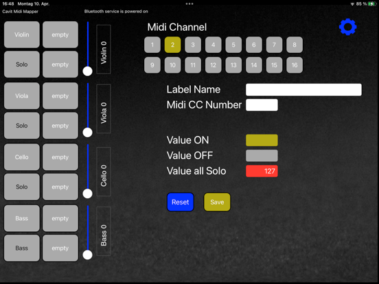 Screenshot #5 for Cavit Midi Mapper