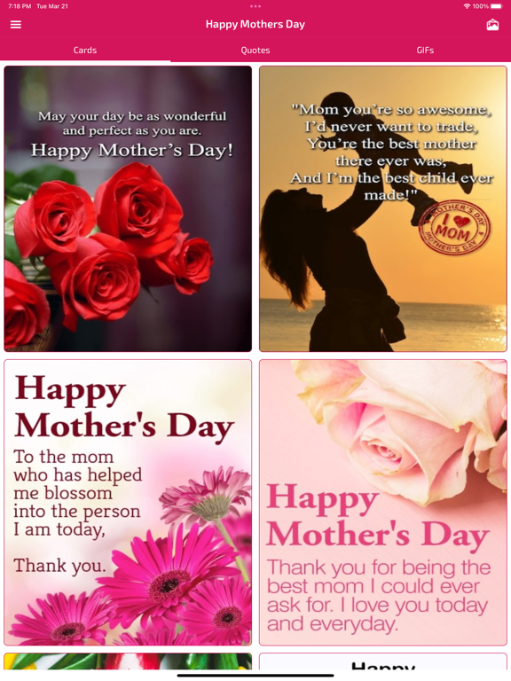 Screenshot #4 pour Mother's Day Wishes & Cards