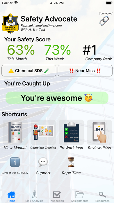 Safety Advocate Screenshot