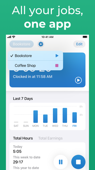 Flexishift - Work Time & Pay Screenshot