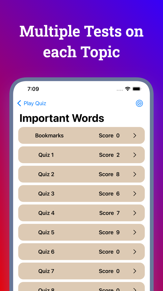 #7. New Vocabulary Builder (iOS) Podle: Swetha Muktala
