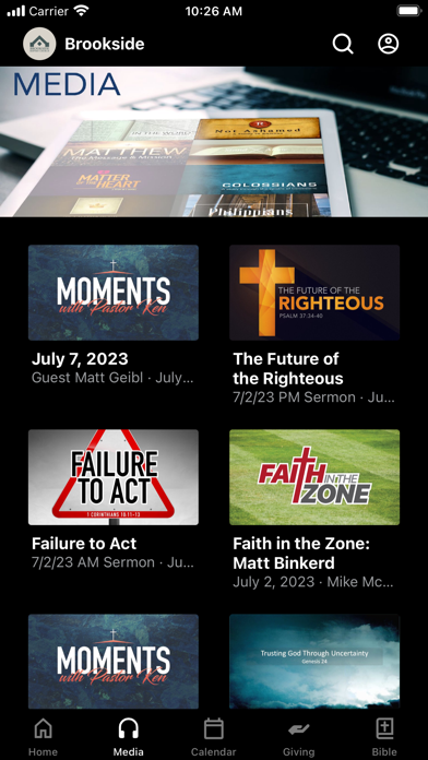 Brookside Baptist Church Screenshot
