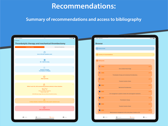 NIH Score & stroke tools iPad screenshot 3 - Medical app